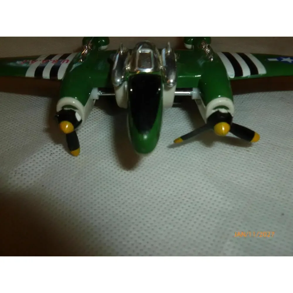 P-508 WWII‎ Pullback Fighter Green Showcasts 508D Diecast Model Toy AirPlane